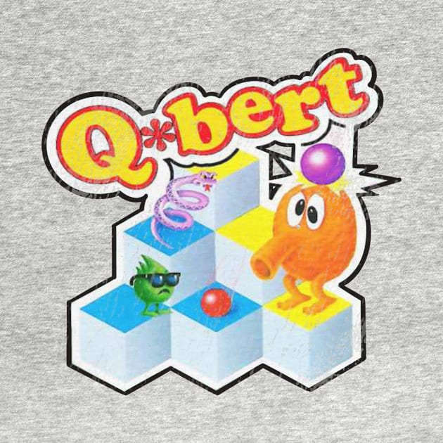 Retro Video Game Q by Tricera Tops